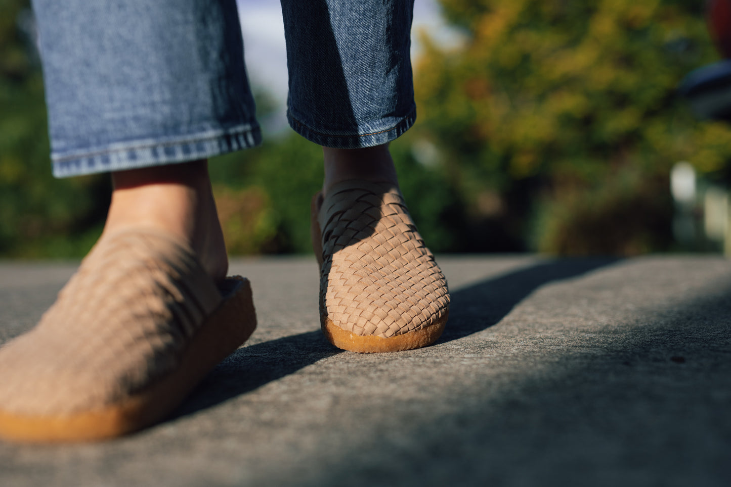 Women's Colony Classic | Suede Vegan Leather | Crepe | Beige