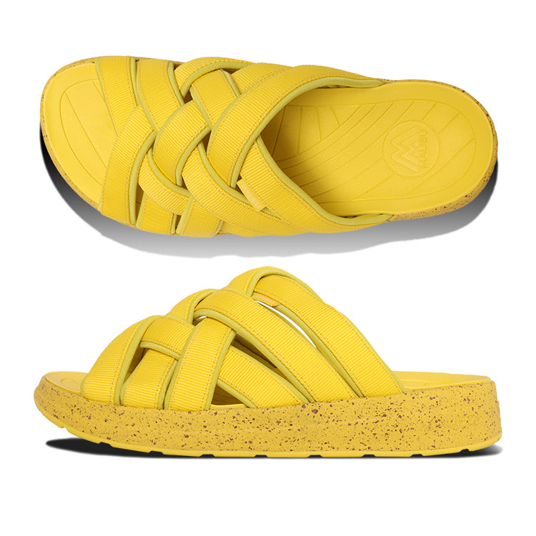 Zuma LX Recycled Poly | EVA Cork Rubber | Yellow | Yellow