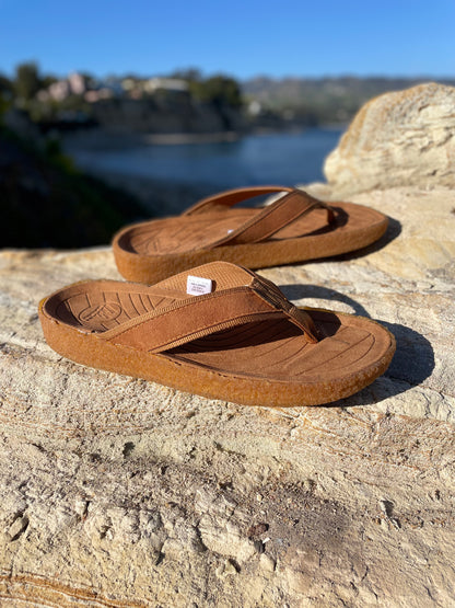 SURFRIDER | SUEDE VEGAN | NYLON | CREPE GUM RUBBER | WALNUT