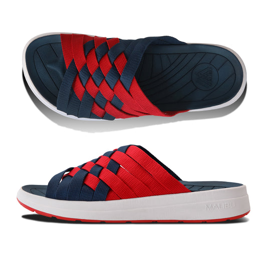 Men’s Zuma Team Slide| Navy | Red | White