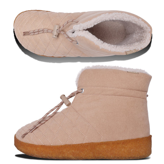 LITTLE DUME BOOT | VEGAN SUEDE | SHERPA | CREPE - OAK BUFF/TAN