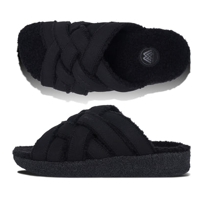 Zuma LX | Vegan Suede | Sherpa | Crepe - Black