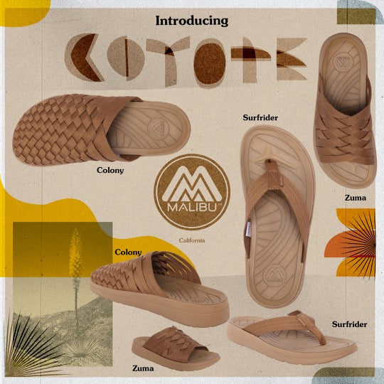 Colony | Nylon | EVA Rubber | Coyote – Malibu Sandals