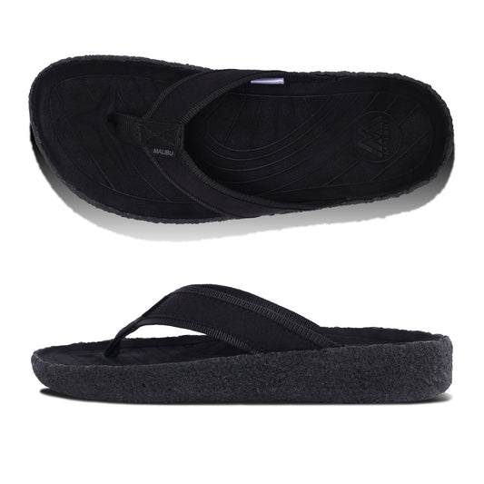 SURFRIDER | SUEDE VEGAN | NYLON | CREPE GUM RUBBER | BLACK